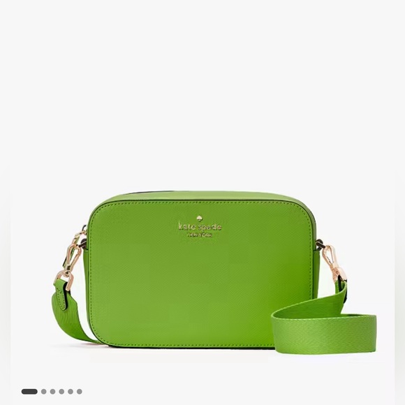kate spade Handbags - NWT Kate Spade Madison Mini Camera Bag Turtle Green
